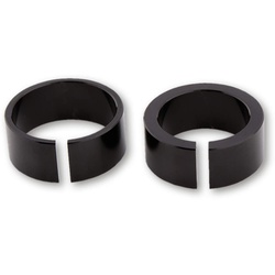 HIGHSIDER Vervangende aluminium ring voor stuureindspiegel, zwart