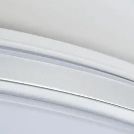 Lightbox 1 LED Ø 48 cm silberfarben/weiß