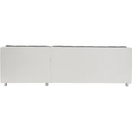 DOMO collection Ecksofa DOMO COLLECTION "Treviso viele Bezüge, auch in Cord, L-Form, B/T/H: 267/80/83 cm", weiß (weiß, pepper), B:267cm H:83cm T:178cm, Kunstleder Softlux / Struktur (90% Polyester; 10% Polyacryl);Microfaser-Primabelle (100% Polyester) / Struktur (90%