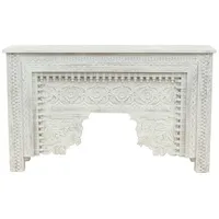 Oriental Galerie Konsolentisch Kiron Sideboard Mangoholz Konsole Weiß Whitewash