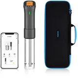 Inkbird Wlan INK-200W Sous Vide Stick + EVA Tasche Schutz hülle Etui,Sous Vide Garer App-Steuerung,360° Zirkulation,0°C-90°C Temperatur