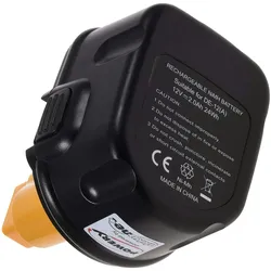 Powery Akku für Werkzeug Dewalt 12V DW9072 2000mAh