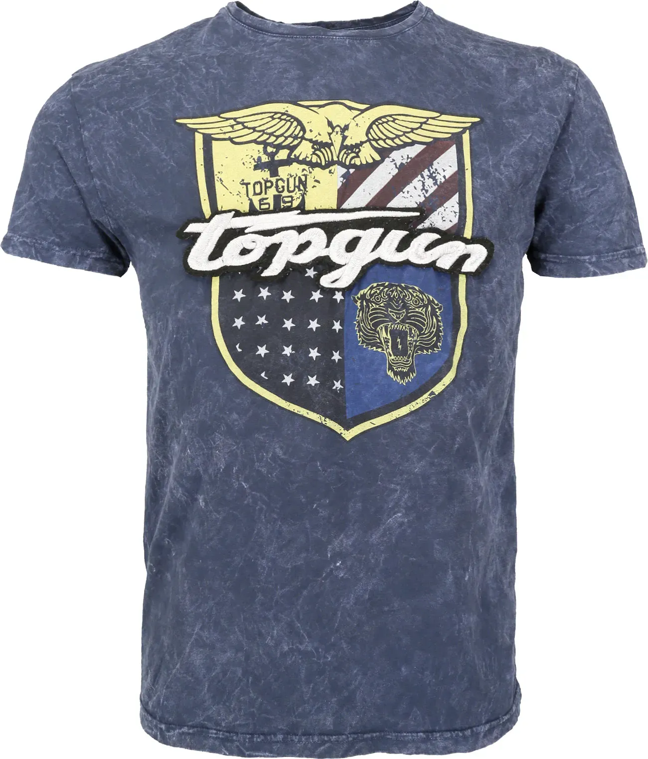 Top Gun Insignia, t-shirt - Bleu Foncé - M