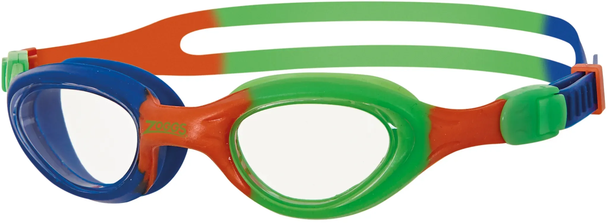 ZOGGS Little Super Seal ORANGE GREEN CLEAR 