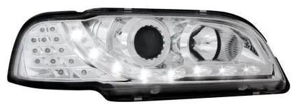 Kristall-Scheinwerfer DEVIL EYES für VOLVO S/V40 (97-00) - Chrom