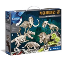 CLEMENTONI Galileo Ausgrabungs-Set Dino Mega-Collection,