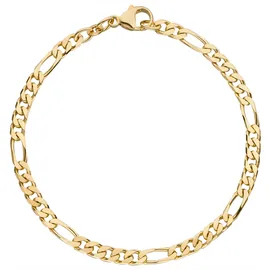 Unique Figaroarmband Gelbgold 333 21 cm