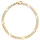 Unique Figaroarmband Gelbgold 333 21 cm