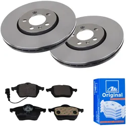 ATE Bremsensatz, Scheibenbremse vorne rechts links belüftet 288mm für SKODA SEAT VAG 8N0698151C 1J0615301K 8N0698151A 1420-21998