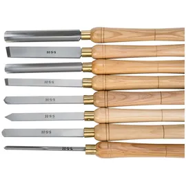 Holzstar Drechseleisen-Set 8-teilig