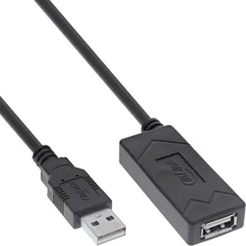 InLine USB 2.0 Aktiv-Verlängerung USB-A Stecker/Buchse, 7,5m,