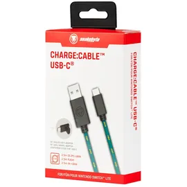 Snakebyte Charge:Cable Ladekabel Türkis/Gelb USB