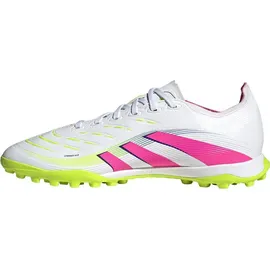 adidas Predator League TF Herren Cloud White/Lucid Pink/Lucid Lemon 44