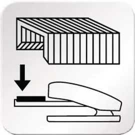 Novus Heftgerät B 4 schwarz,