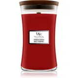 Woodwick Crimson Berries Duftkerze mit Holzdocht 610 g