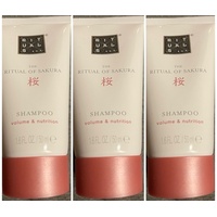 (119,33€/l) 3x Rituals Ritual Of Sakura Shampoo Neu Haarpflege Glanz Locken