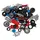 LEGO City 15 Achsen mit Rädern 45 Teile