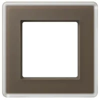 Jung AV581GLMMO Glasrahmen A VIVA, mokka