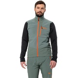 Jack Wolfskin Softshellweste mit RECCO® Ortungssystem Herren XXL hedge green hedge green