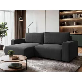 lookway Ecksofa OPERA Textil 4-Sitzer Grau