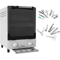 Dioche Hochtemperatur-Sterilisator, 10 l Sterilisationsbox, Infrarot-Sterilisationsschrank, Desinfektionsgerät für Manikürezubehör und Friseurwerkzeuge