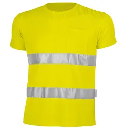 QUALITEX HIGH QUALITY WORKWEAR T-Shirt signal warngelb Damen: 36 Herren: S