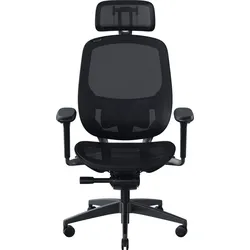 Razer Black Weeks % | Fujin Pro Gaming-Stuhl - Gaming-Stuhl mit atmungsaktivem Mesh, Kopfstütze, Synchro-Tilt-Technologie mit 130 Grad Neigung, gepolsterten 3D-Armleh