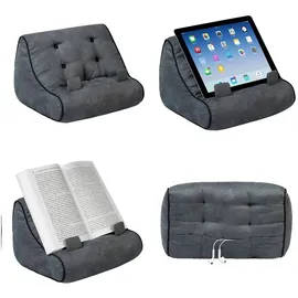 Bookchair Lesekissen 40 x 30 cm Grau
