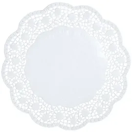 Papstar Tortenspitzen rund Ø 18 cm 100 St. Weiß