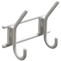 Hettich Garderobenleiste 2 Haken 16,3 x 15,0 x 7,0 cm Weiß