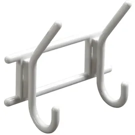 Hettich Garderobenleiste 2 Haken 16,3 x 15,0 x 7,0 cm Weiß