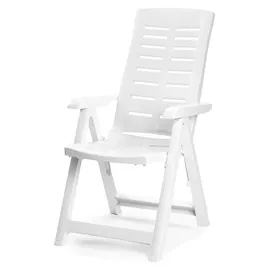 Mojawo Klappsessel Klappstuhl 61 x 60 x 109 cm weiß