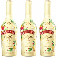 Baileys Colada 3er Set, Irish Cream Sahnelikör, Flasche, Alkohol, 17 %, 3x700 ml