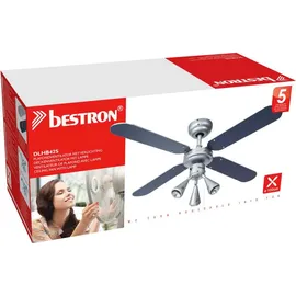 Bestron Deckenventilator 102 cm Silber/Blau