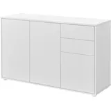 [en.casa] Paarl 74 x 117 x 36 cm Weiß