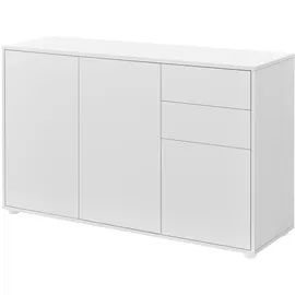 [en.casa] Paarl 74 x 117 x 36 cm Weiß