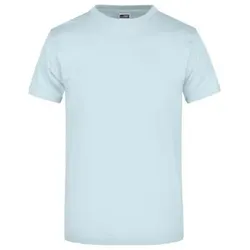 Komfort T-Shirt Rundhals JN002, hellblau, Größe L - hellblau - L