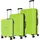 Travelite Orbita 4-Rollen One Size / 360° drehbar / 0 cm / 0 l gold/grün