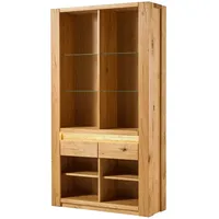 MASSIVMOEBEL24.DE Bücherregal 113 x 40 x 205 cm Wildeiche