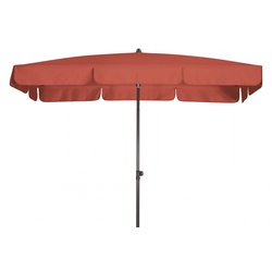 Doppler WATERPROOF III Sonnenschirm wasserdicht & höhenverstellbar 260 x 150cm terracotta