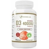 Vegan Vitamin D3 Forte 4000 IU 100mcg + Präbiotikum 120 VegeKaps® Vitamin D