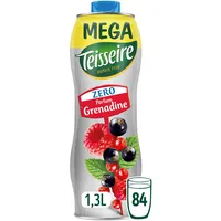 Teisseire Zero Mega Sirup Grenadine 1,3L