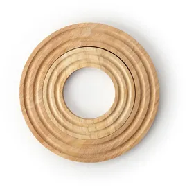 Continenta Untersetzer, Braun, Holz, 21x2x21 cm