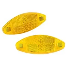 Frei BIKE 40048 - Bike - Speichenreflektor, oval, orange, 2 Stück