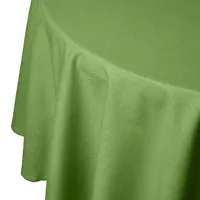 Homescapes Tischdecke Olivgrün, 100% Baumwolle 178 cm,