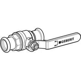 Geberit Mapress Kugelhahn mit Betätigungshebel Ms d28