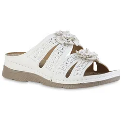 Damen Komfort Sandalen in Weiss