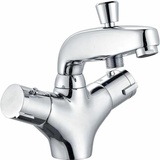 Edouard Rousseau Rousseau 4053970 Wolga 2 MTRO Thermostat Wannenfüll-Brausearmatur chrom