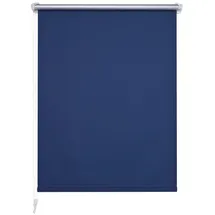 LIEDECO Verdunklungs-Klemmfix-Rollo blau