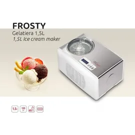 Melchioni Family Eismaschine FROSTY Weiß 1,5 l
